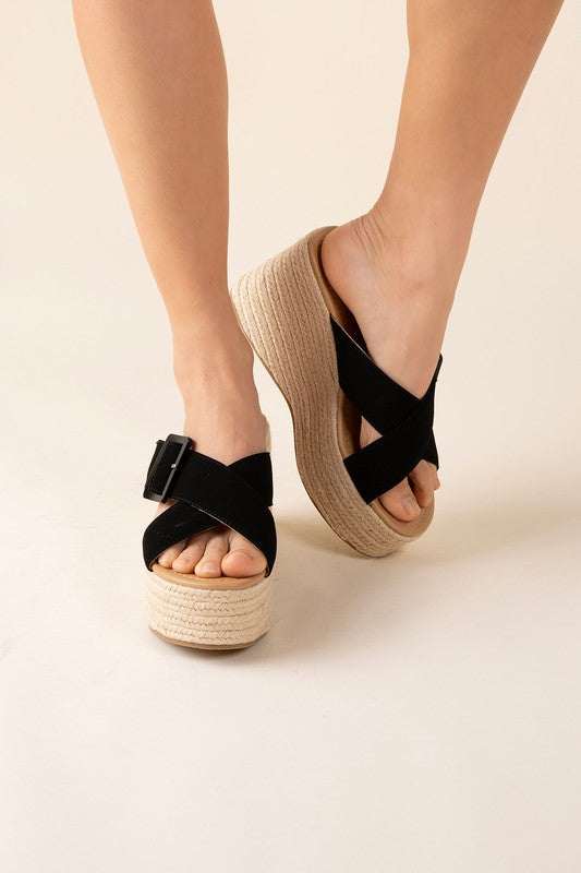 Espadrille Platform Wedge Sandal