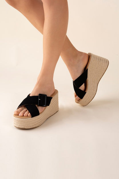 Espadrille Platform Wedge Sandal