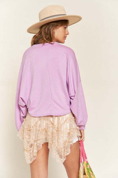 Location Batwing Sleeve Top