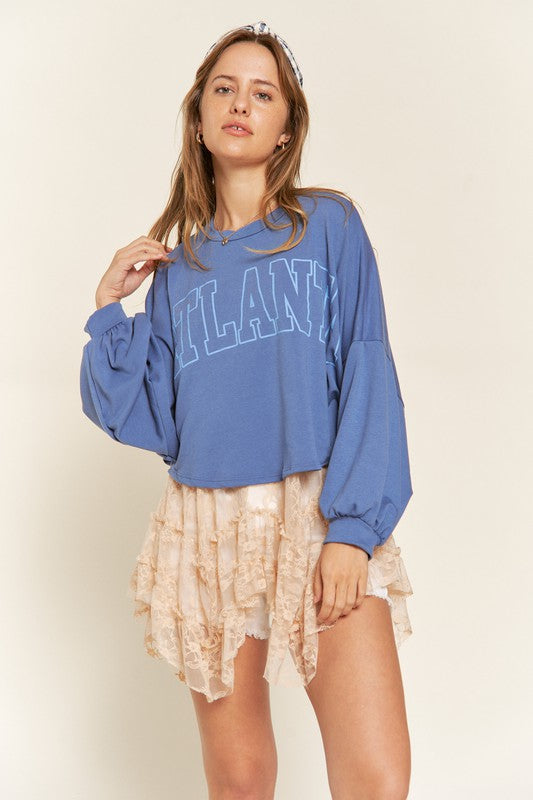 Location Batwing Sleeve Top