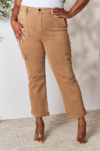 High Waist Straight Jeans