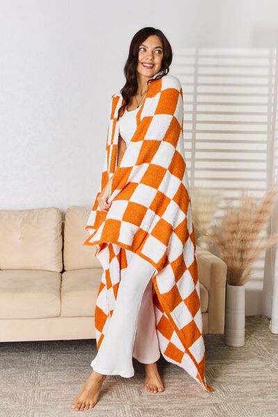 Checkered Throw Blanket