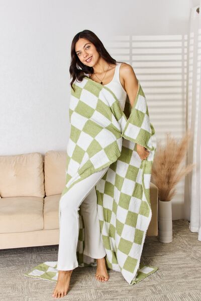 Checkered Throw Blanket