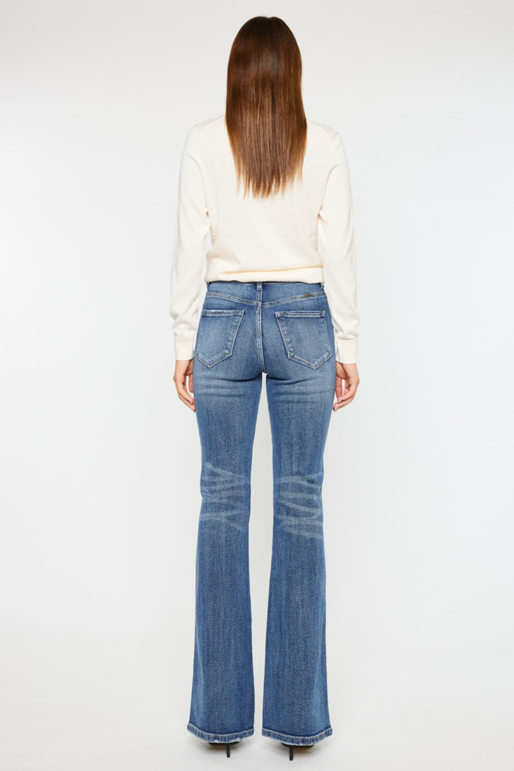 Kancan High Waist Flare Jeans