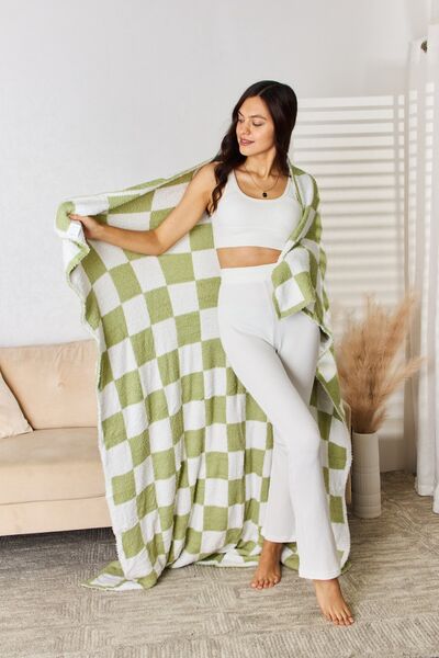 Checkered Throw Blanket