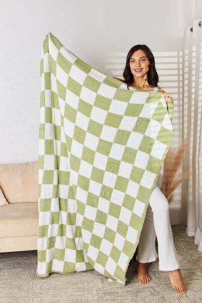 Checkered Throw Blanket