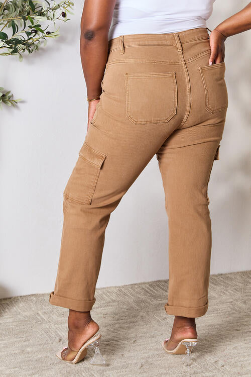 High Waist Straight Jeans