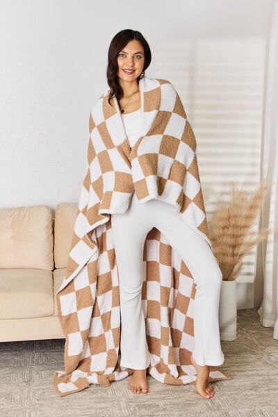 Checkered Throw Blanket