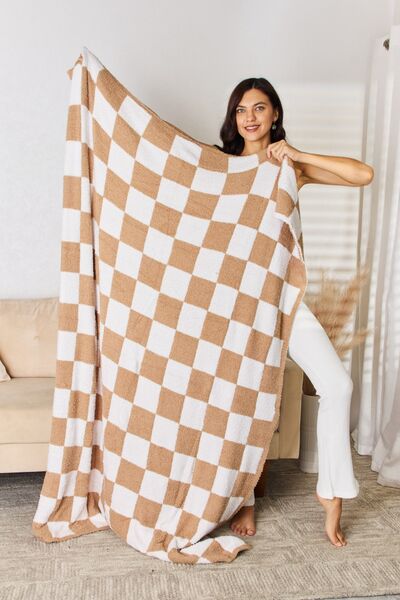 Checkered Throw Blanket