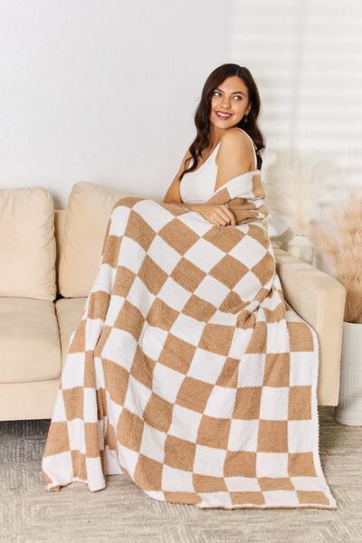 Checkered Throw Blanket