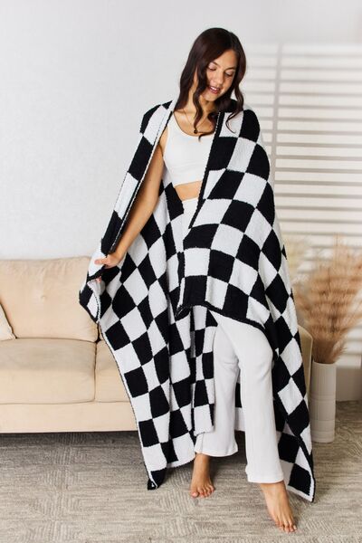 Checkered Throw Blanket