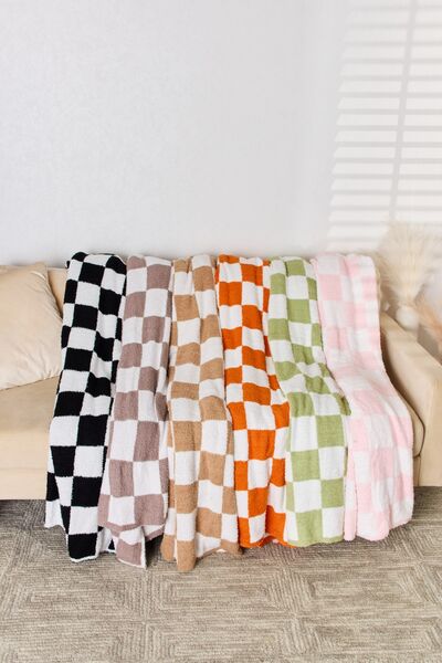 Checkered Throw Blanket