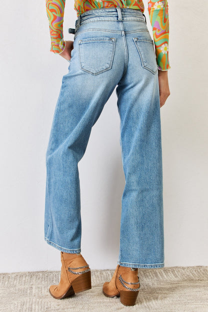 Kancan High Waist Wide Leg Jeans