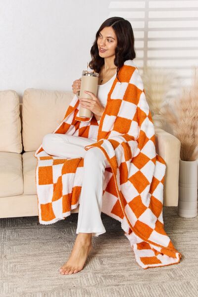 Checkered Throw Blanket